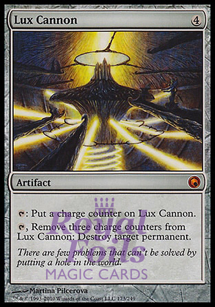 **1x FOIL Lux Cannon** SOM MTG Scars of Mirrodin Mythic MINT artifact