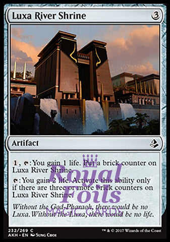 Luxa River Shrine 4x FOIL AKH MTG Amonkhet Common MINT artifact