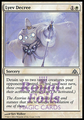 Lyev Decree 4x FOIL DGM MTG Dragon's Maze Common MINT white