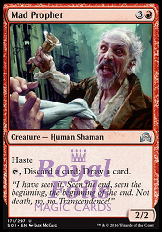 Mad Prophet 2x FOIL SOI MTG Shadows Over Innistrad Uncommon MINT red