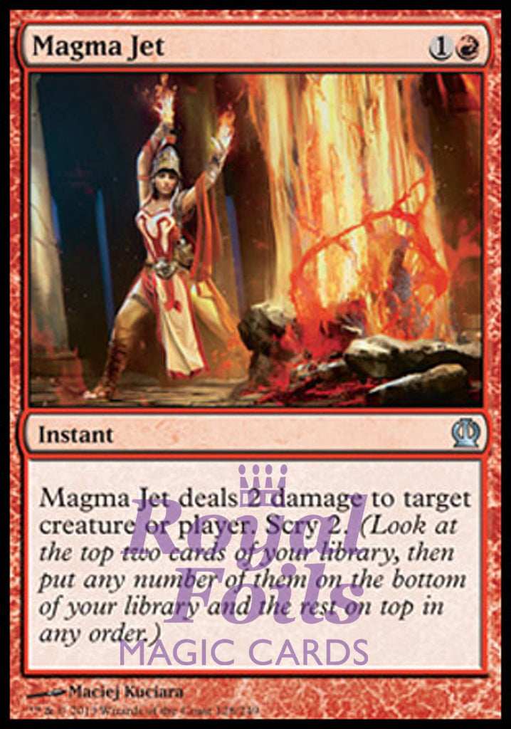 Magma Jet 2x FOIL THS MTG Theros Uncommon MINT red
