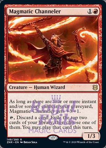 Magmatic Channeler 2x FOIL ZNR MTG Zendikar Rising Rare MINT red