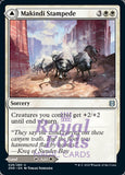 Makindi Stampede // Mesas 4x FOIL ZNR MTG Zendikar Rising Uncommon MINT land white