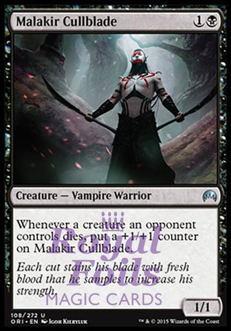 Malakir Cullblade 2x FOIL ORI MTG Magic Origins Uncommon MINT black