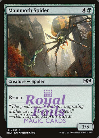 Mammoth Spider 4x FOIL RNA MTG Ravnica Allegiance Common MINT green