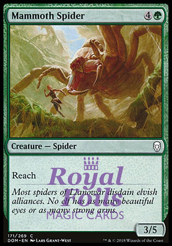 Mammoth Spider 4x FOIL DOM MTG Dominaria Common MINT green