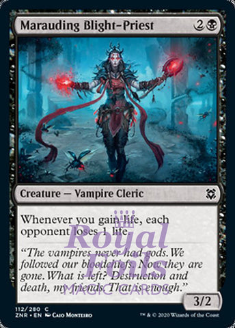 Marauding Blight-Priest 2x FOIL ZNR MTG Zendikar Rising Common MINT black