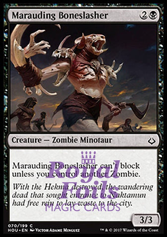 **4x FOIL Marauding Boneslasher** HOU MTG Hour of Devastation Common MINT black