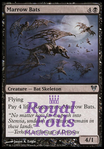 **3x FOIL Marrow Bats** AVR MTG Avacyn Restored Uncommon MINT black