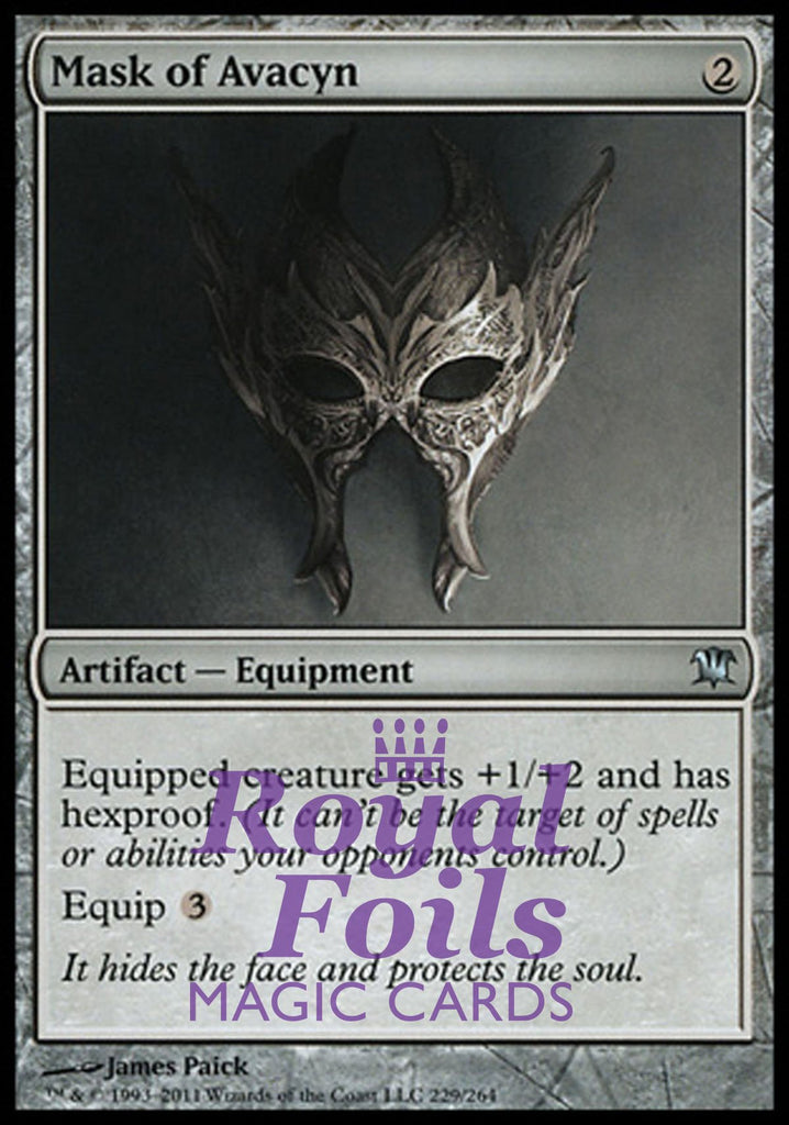 **1x FOIL Mask of Avacyn** ISD MTG Innistrad Uncommon MINT artifact