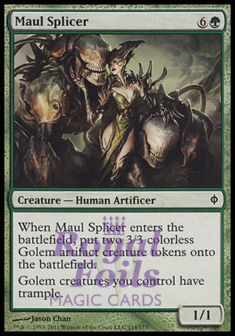 Maul Splicer 1x FOIL NPH MTG New Phyrexia Common MINT green