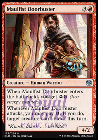 Maulfist Doorbuster 4x FOIL KLD MTG Kaladesh Uncommon MINT red