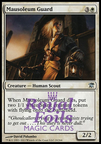 **2x FOIL Mausoleum Guard** ISD MTG Innistrad Uncommon MINT white