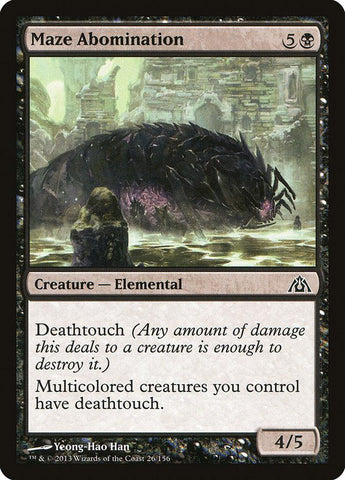 Maze Abomination 4x FOIL DGM MTG Dragon's Maze Common MINT black