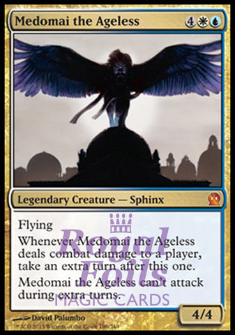 Medomai the Ageless 1x FOIL THS MTG Theros Mythic MINT white blue