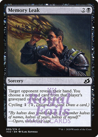 Memory Leak 4x FOIL IKO MTG Ikoria Common MINT black