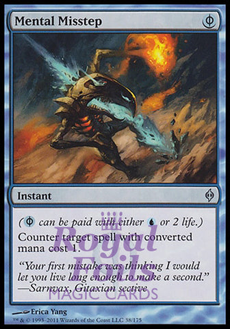 Mental Misstep 1x FOIL NPH MTG New Phyrexia Uncommon NM+ blue