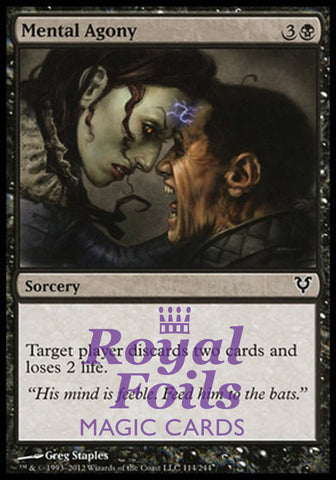 Mental Agony 3x FOIL AVR MTG Avacyn Restored Common MINT  black