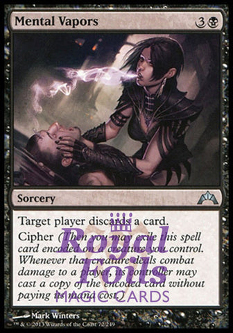 Mental Vapors 2x FOIL GTC MTG Gatecrash Uncommon MINT black