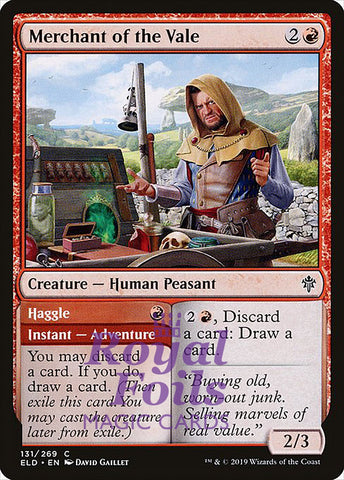 Merchant of the Vale 3x FOIL ELD MTG Throne of Eldraine Common MINT red