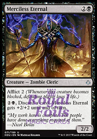Merciless Eternal 2x FOIL HOU MTG Hour of Devastation Uncommon MINT  black