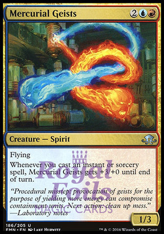 Mercurial Geists 2x FOIL EMN MTG Eldritch Moon Uncommon MINT blue red