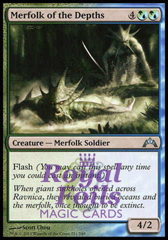 Merfolk of the Depths 2x FOIL GTC MTG Gatecrash Uncommon MINT blue green