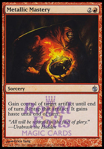 Metallic Mastery 2x FOIL MBS MTG Mirrodin Besieged Uncommon MINT red