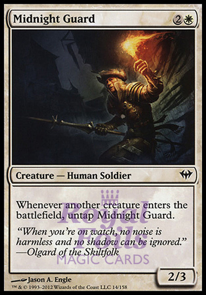 Midnight Guard 2x FOIL DKA MTG Dark Ascension Common 1 MINT 1 NM white
