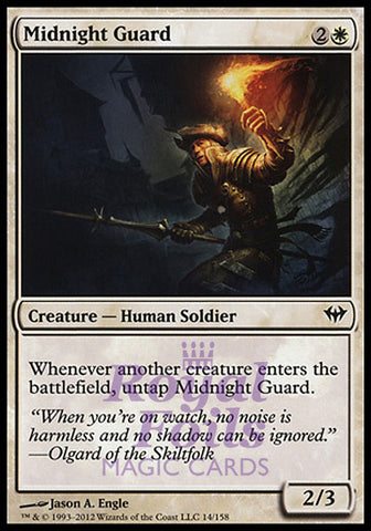 Midnight Guard 2x FOIL DKA MTG Dark Ascension Common 1 MINT 1 NM white