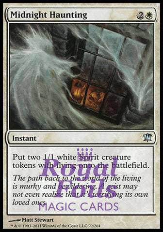 Midnight Haunting 2x FOIL ISD MTG Innistrad Uncommon MINT white