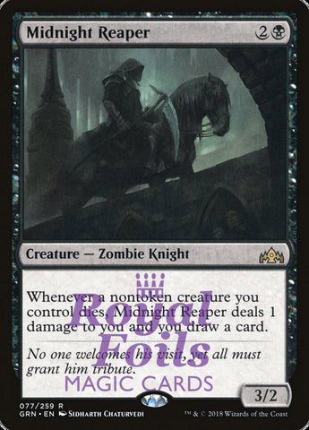 Midnight Reaper 1x FOIL GRN MTG Guilds of Ravnica Rare MINT black