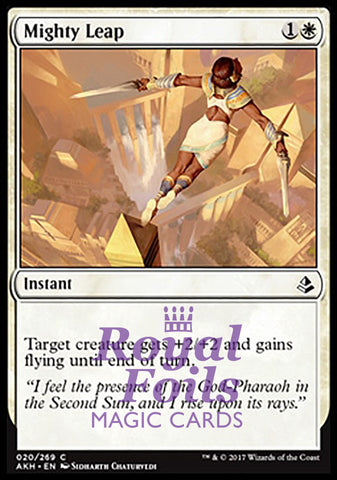 Mighty Leap 4x FOIL AKH MTG Amonkhet Common MINT white