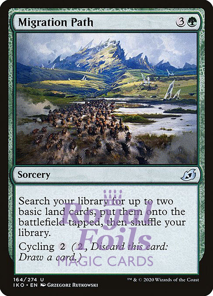 Migration Path 2x FOIL IKO MTG Ikoria Uncommon MINT green
