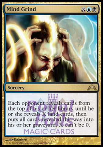Mind Grind 1x FOIL GTC MTG Gatecrash Rare NM+ blue black