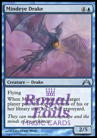 Mindeye Drake 4x FOIL GTC MTG Gatecrash Uncommon MINT blue