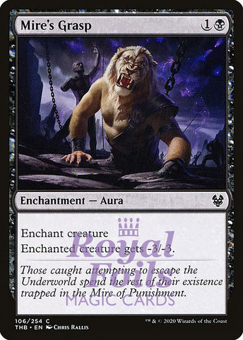 Mire's Grasp 4x FOIL THB MTG Theros Beyond Death Common MINT black