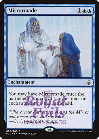 **1x FOIL Mirrormade** ELD MTG Throne of Eldraine Rare MINT blue