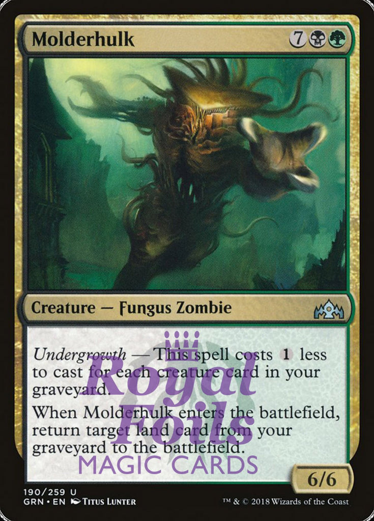 Molderhulk 2x FOIL GRN MTG Guilds of Ravnica Uncommon MINT black green
