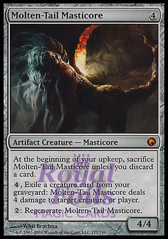 Molten-Tail Masticore 1x FOIL SOM MTG Scars of Mirrodin Mythic MINT artifact