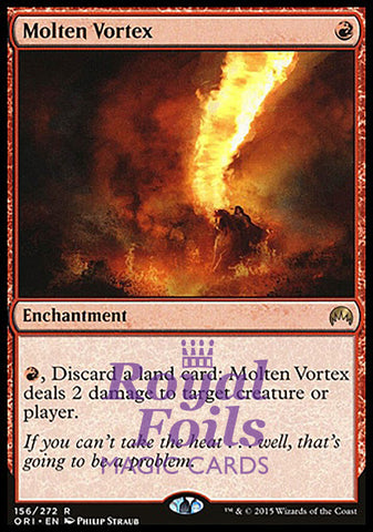 **1x FOIL Molten Vortex** ORI MTG Magic Origins Rare MINT red