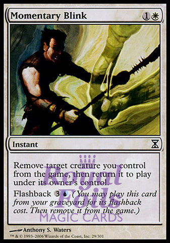 **1x FOIL Momentary Blink** TSP MTG Time Spiral Common MINT white