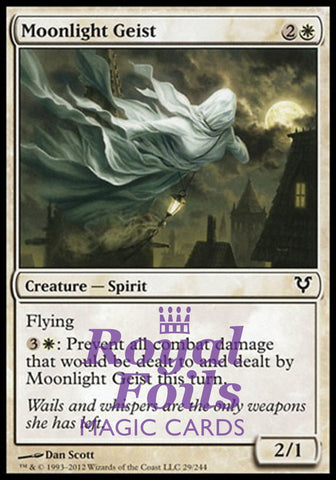 **3x FOIL Moonlight Geist** AVR MTG Avacyn Restored Common MINT white