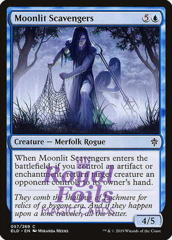 Moonlit Scavengers 3x FOIL ELD MTG Throne of Eldraine Common MINT blue