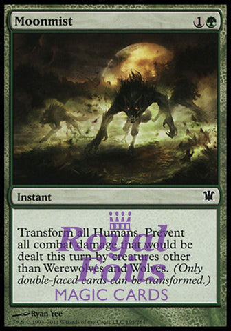 Moonmist 1x FOIL ISD MTG Innistrad Common MINT green