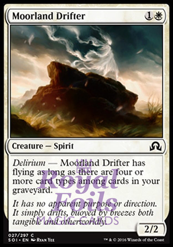 Moorland Drifter 4x FOIL SOI MTG Shadows Over Innistrad Common MINT white