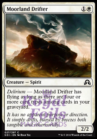 Moorland Drifter 4x FOIL SOI MTG Shadows Over Innistrad Common MINT white