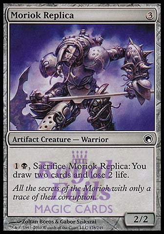 Moriok Replica 4x FOIL SOM MTG Scars of Mirrodin Common 1 MINT + 3 NM black