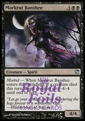 Morkrut Banshee 2x FOIL ISD MTG Innistrad Uncommon MINT black