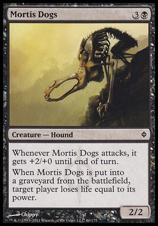 Mortis Dogs 4x FOIL NPH MTG New Phyrexia Common MINT black